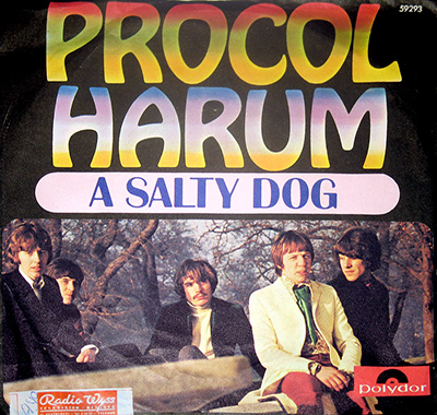 Thumbnail of PROCOL HARUM - A Salty Dog b/w Long Gone Geek (Austria)  album front cover